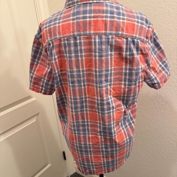 Lucky Brand Shirt Mens Medium Short Sleeve Button-Up Casual - Picture 4 of 5